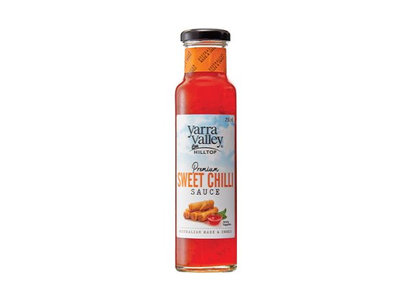 Yarra Valley Hilltop Premium Sweet Chilli Sauce 250mL