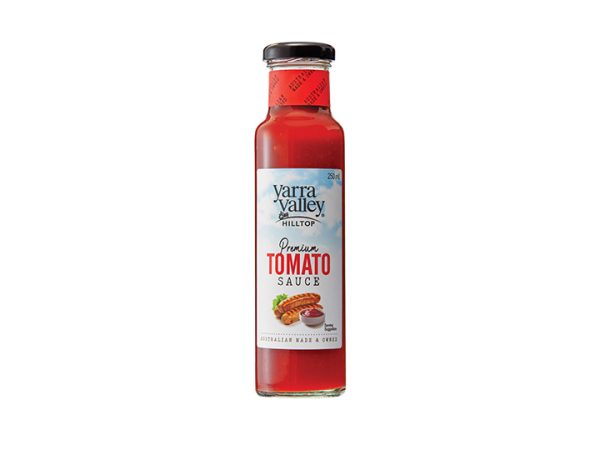 Yarra Valley Hilltop Premium Tomato Sauce 250mL