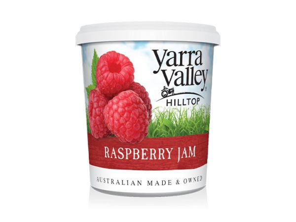 Yarra Valley Hilltop Jam Raspberry 475g