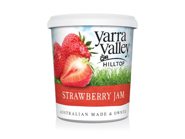 Yarra Valley Hilltop Jam Strawberry 475g