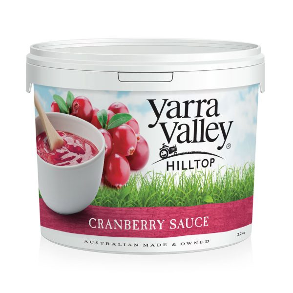 Yarra Valley Hilltop Sauce Cranberry 2Ltr