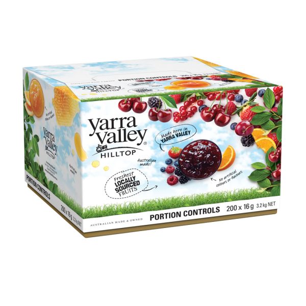 Yarra Valley Hilltop Jam PC Plum 16g - Ctn 200